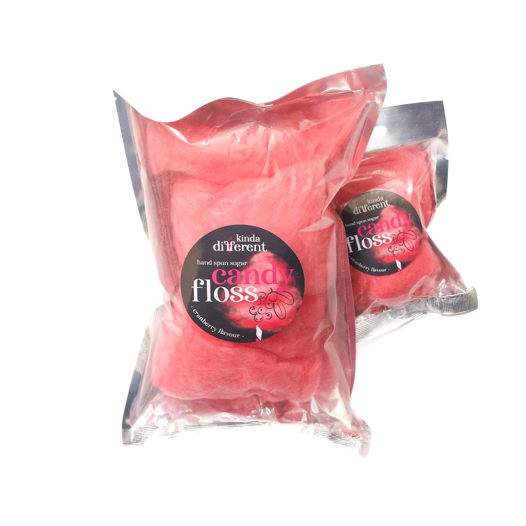 Cranberry Flavoured Candy Floss (Cotton Candy)