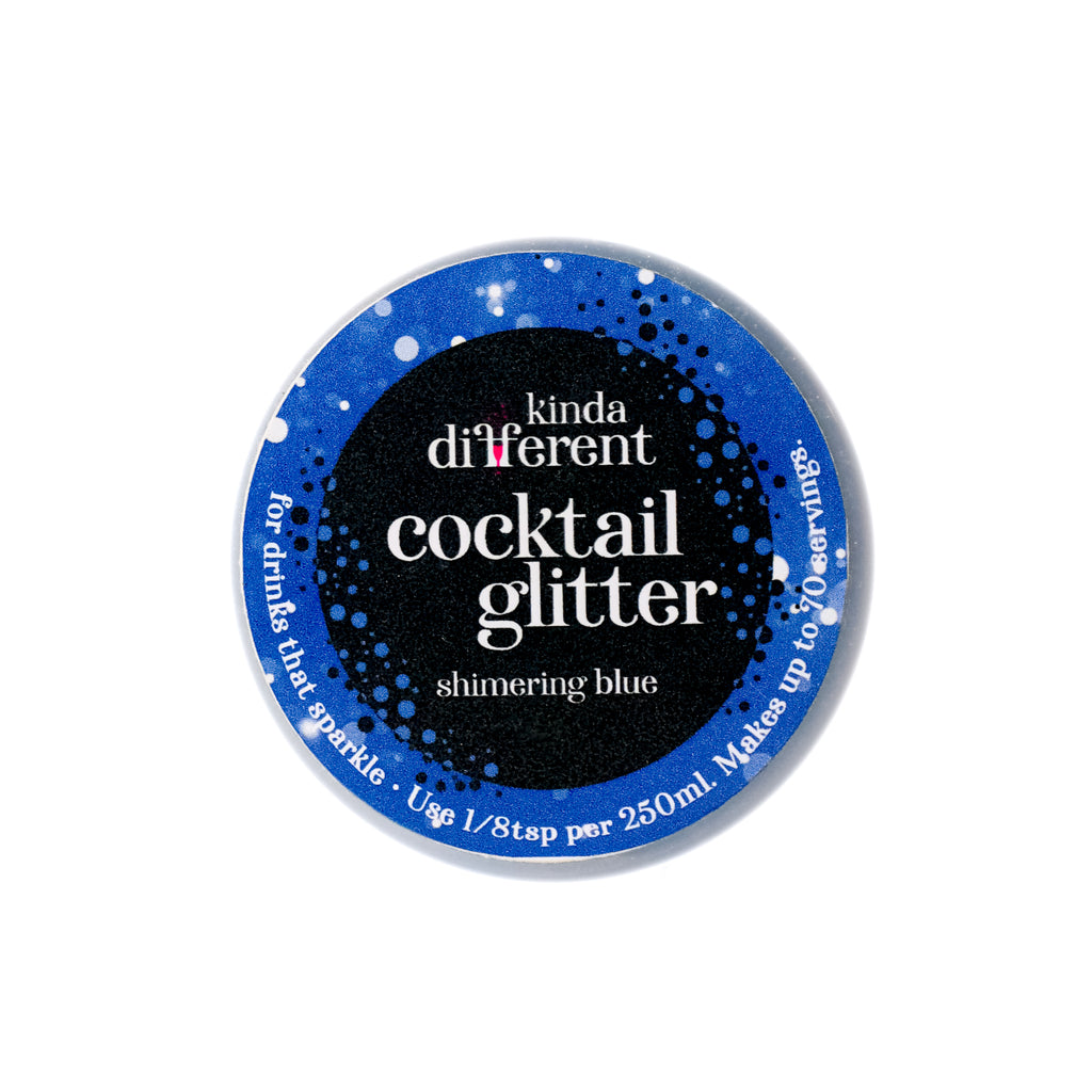 Cocktail Glitter Shimmering Blue