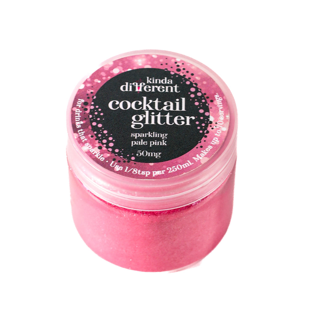 Cocktail Glitter Sparkling Pale Pink 50 gram