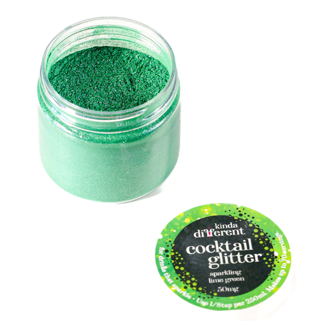 Cocktail Glitter Sparkling Lime Green 50 gram