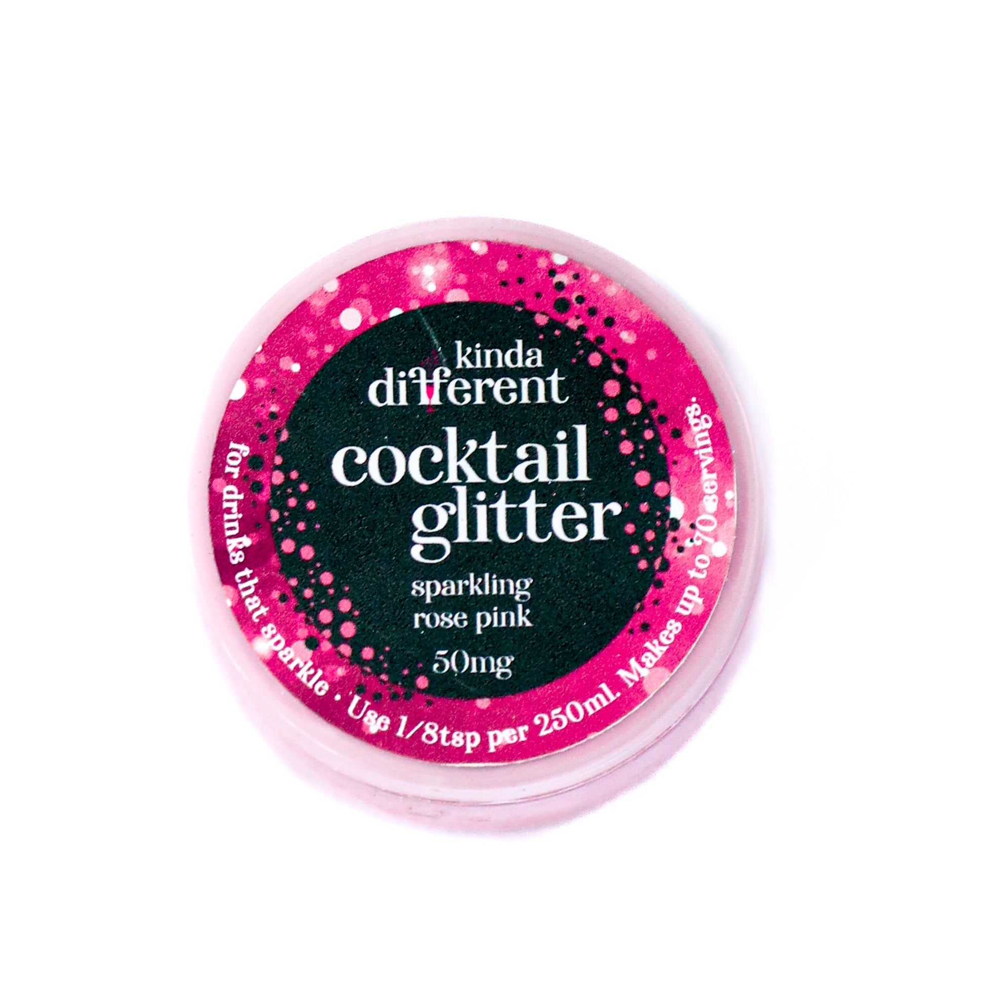 Cocktail Glitter Sparkling Rose Pink 50 gram