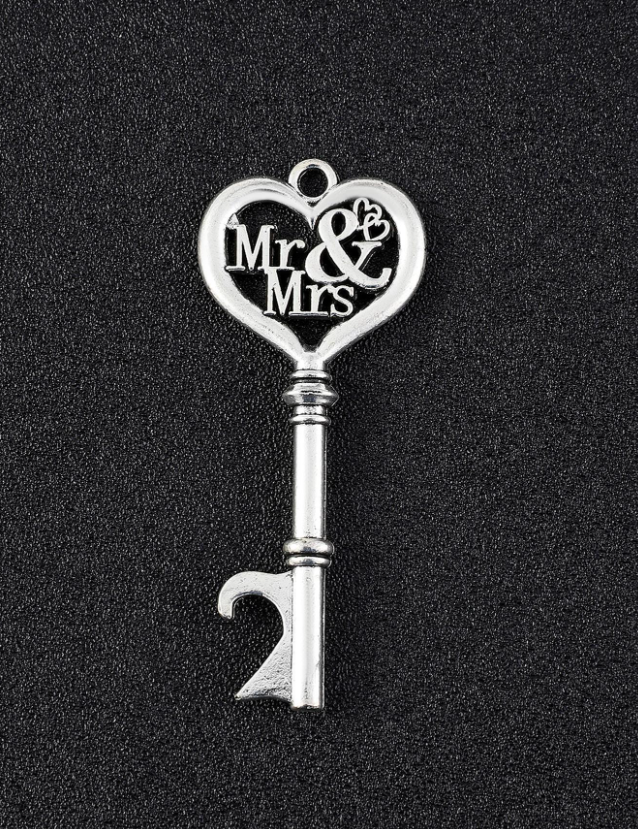 Mr and Mrs Key bottle opener