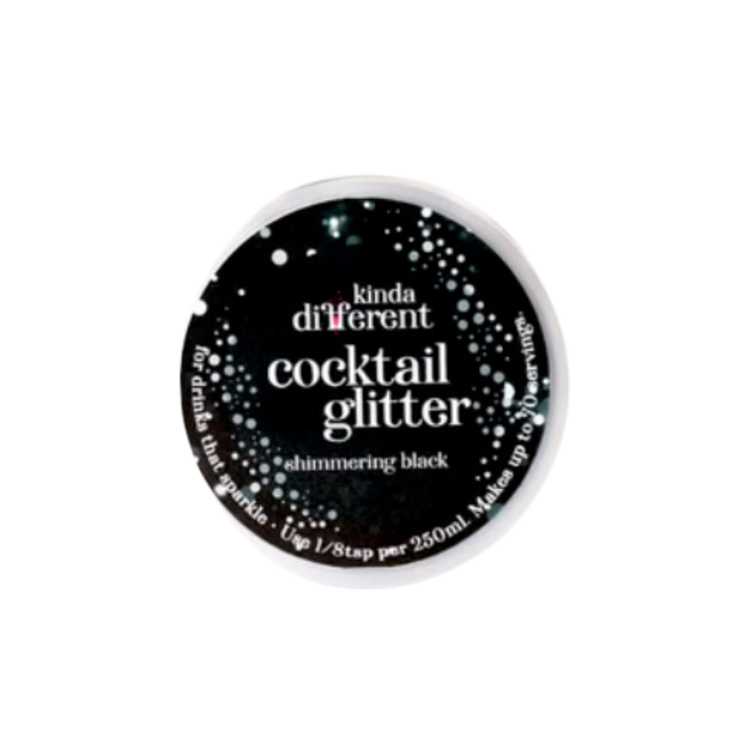 Cocktail Glitter - Shimmering Black