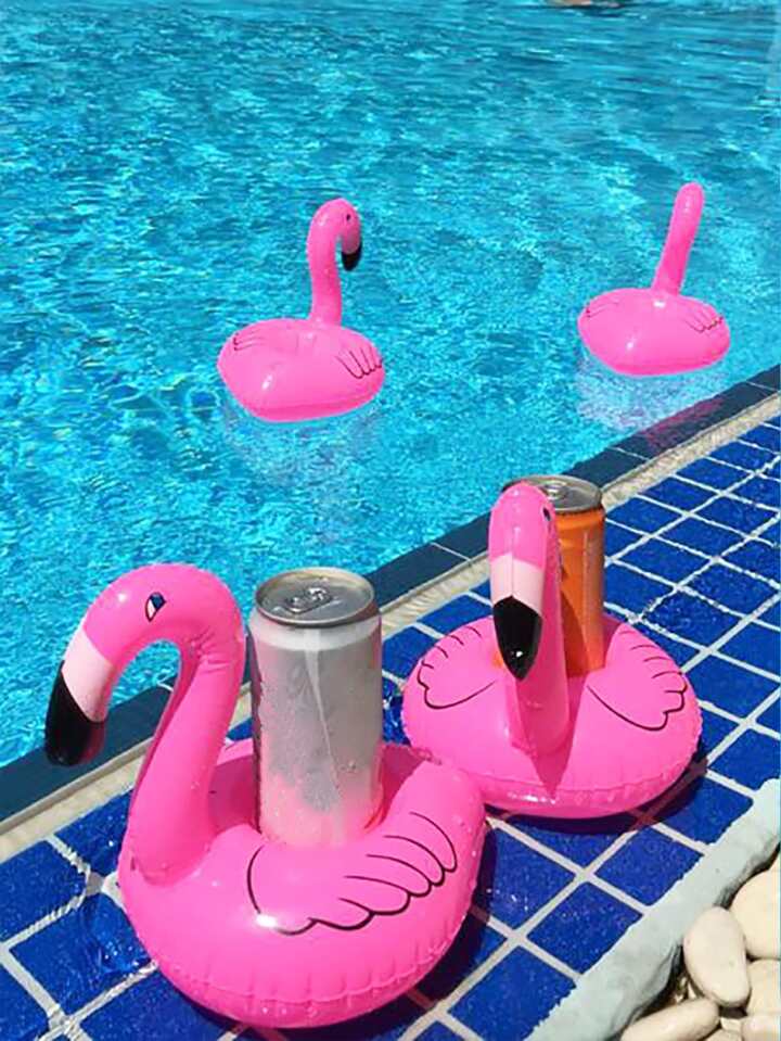 Flamingo Floating Drink Holder For The Pool
