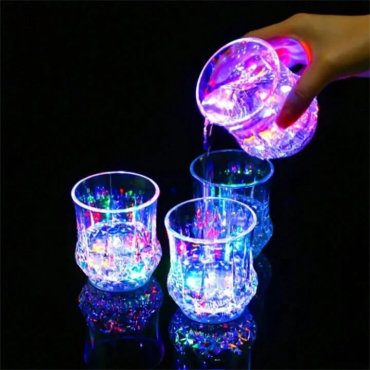 Led Glass, Glow In The Dark Party.